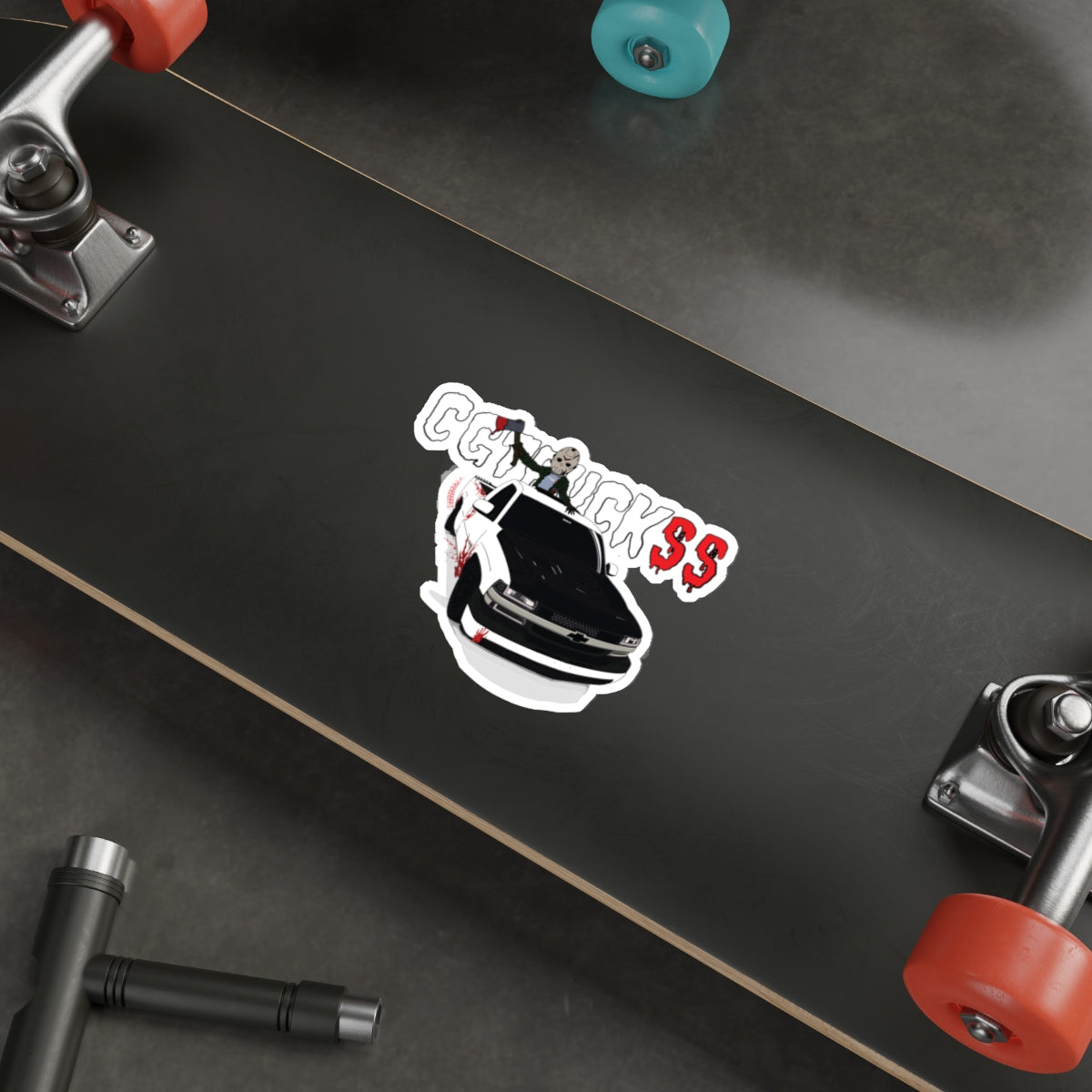 CGtruckss X Friday the 13th Jason Die-Cut Stickers