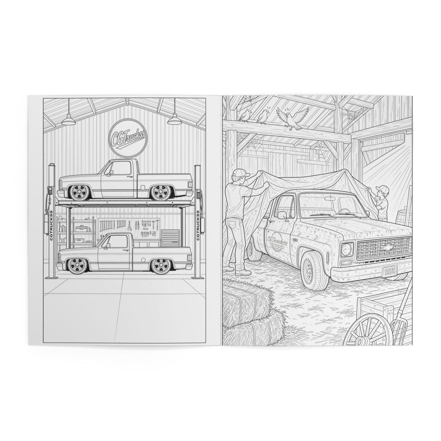 CGTruckss Square Body Coloring Book 1973 - 1987
