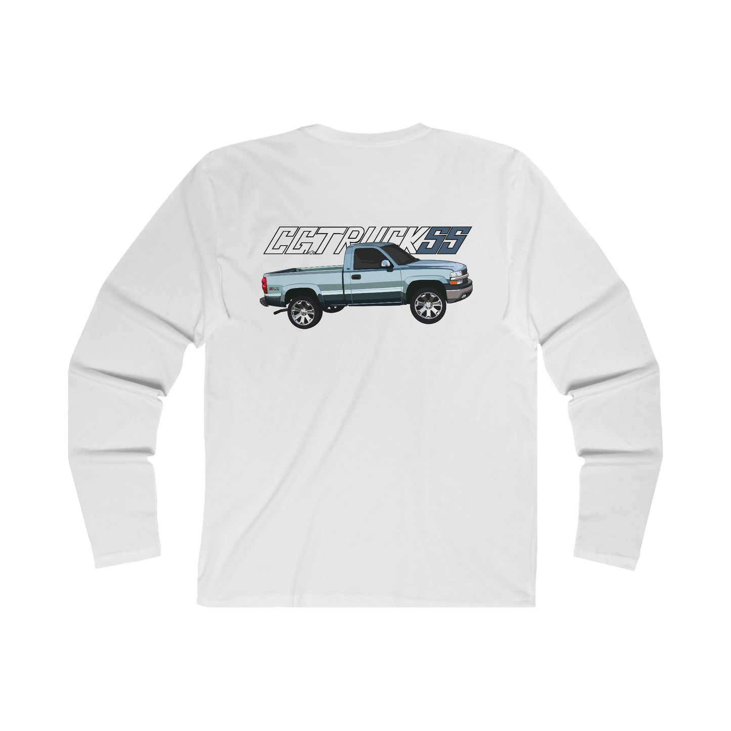 CGTruckss X @Erick_z71 Blue Men's Long Sleeve Crew Tee