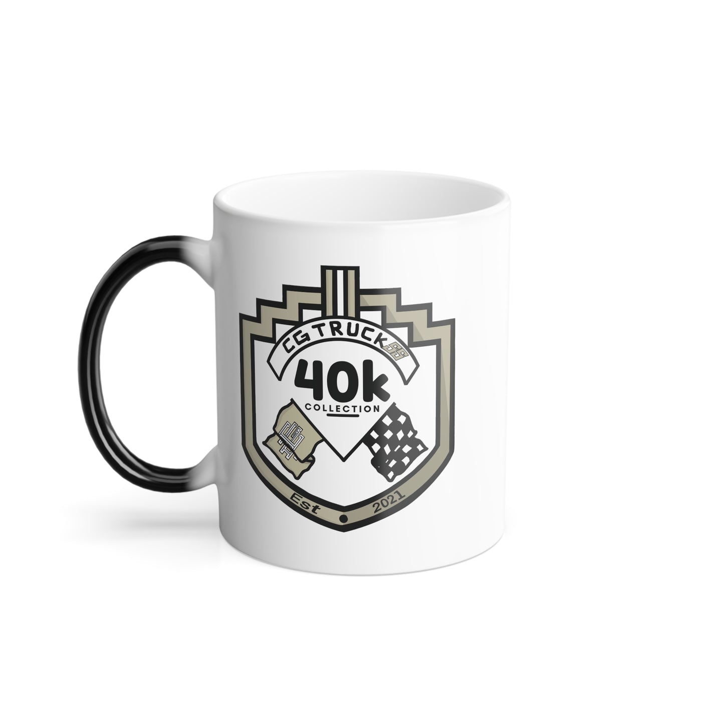 @520.boy x CGTruckss 40k Badge Color Changing Mug, 11oz