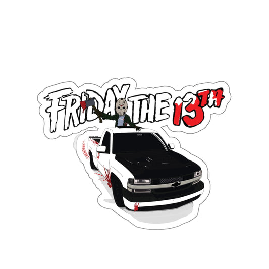 Friday the 13th Jason Die-Cut Stickers