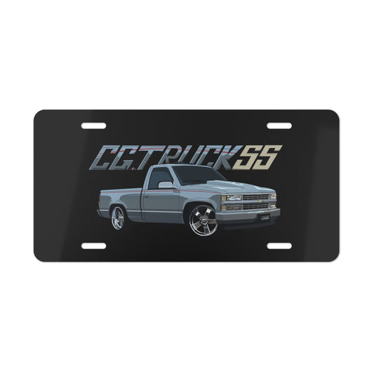 @520.oby X CGTruckss vanity plate (Black)