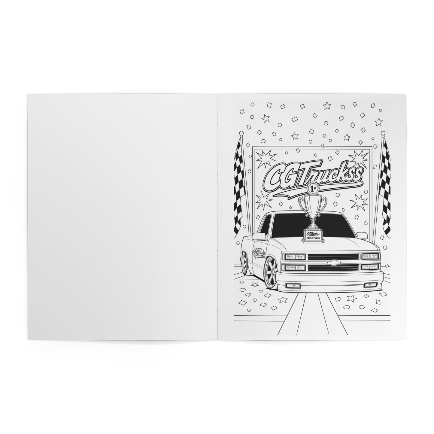 CGTruckss OBS Single Cab Coloring Book 1988–1998