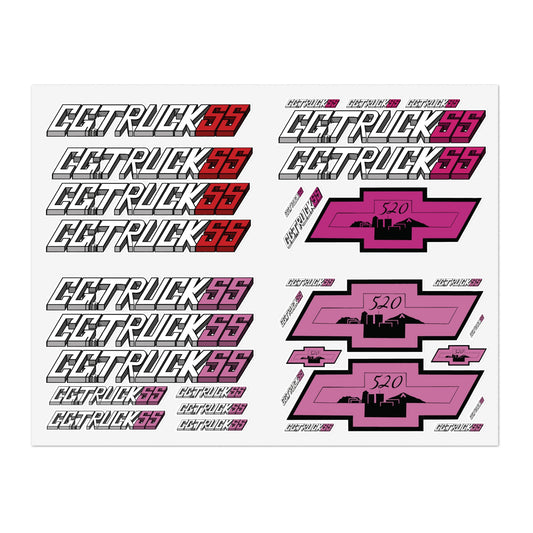 Pink Sticker Sheets