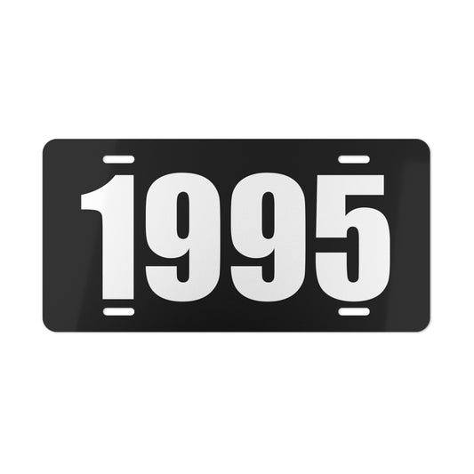 1995 vanity plate