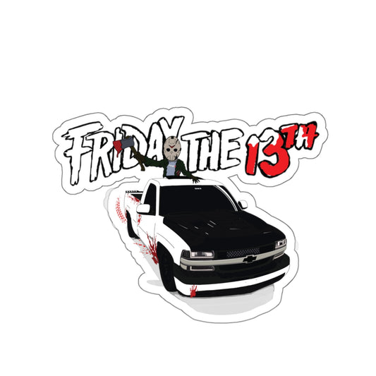 CGtruckss X Friday the 13th Jason  Die-Cut Stickers