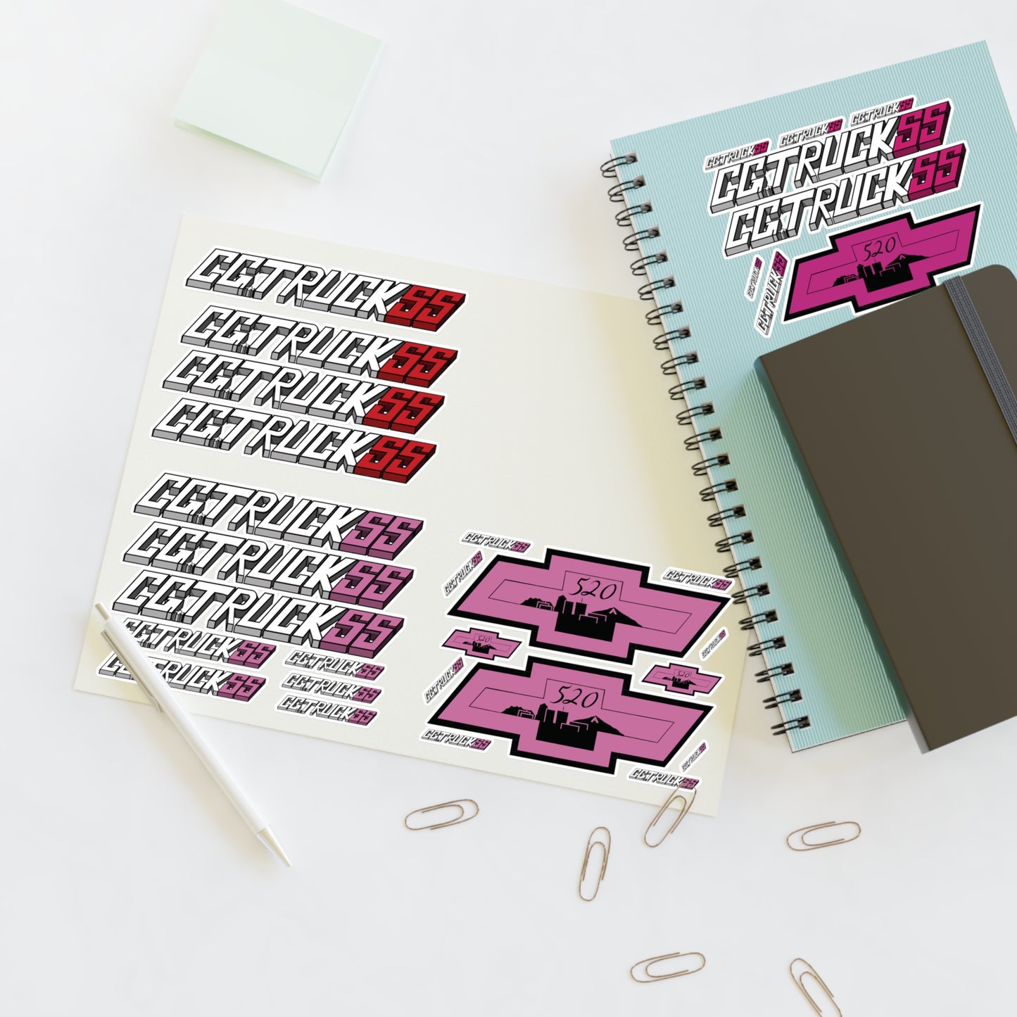 Pink Sticker Sheets