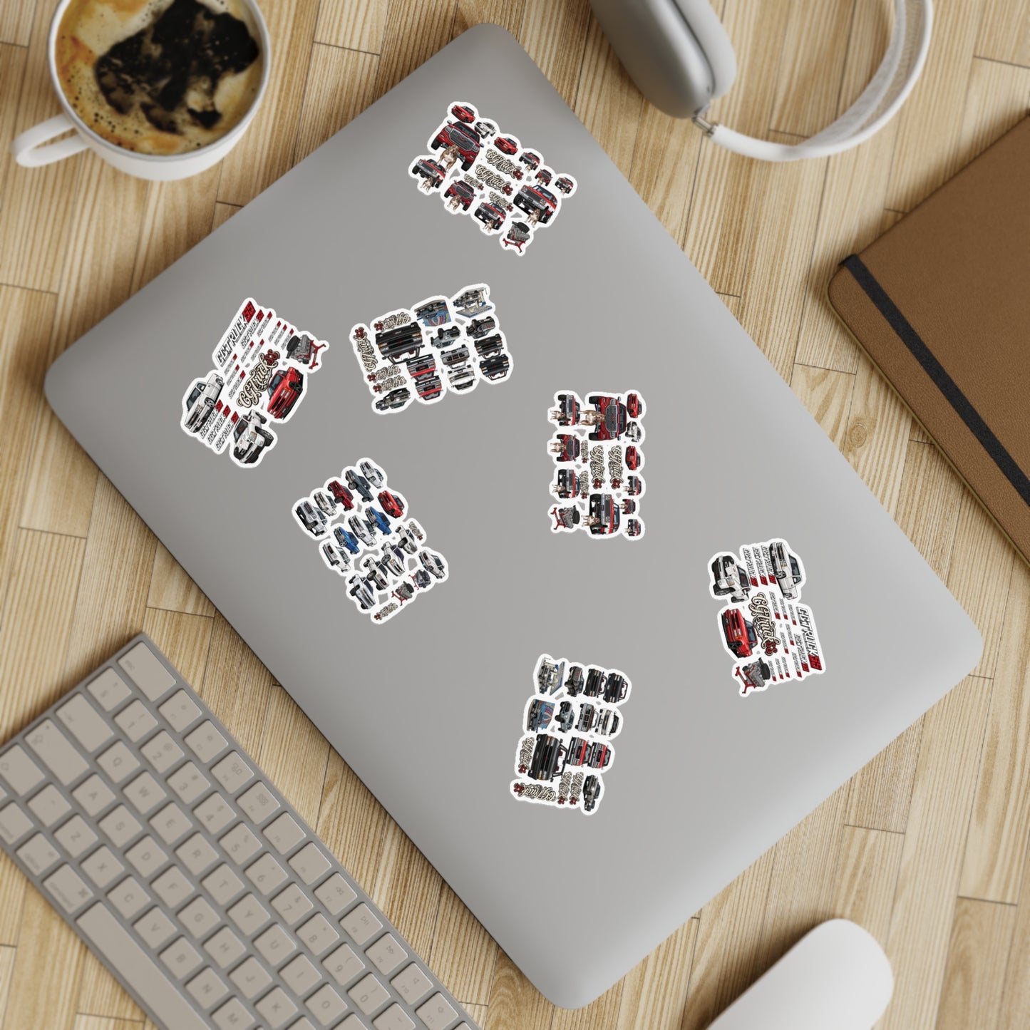 Holographic Truck Sticker Sheet Bundle — 10-Piece Car & Pickup Decals