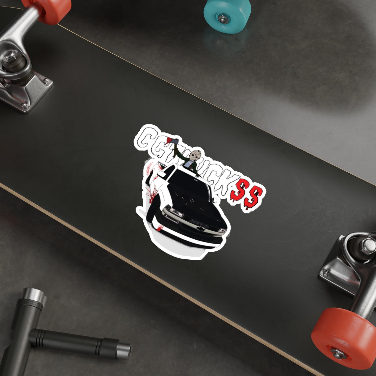 CGtruckss X Friday the 13th Jason  Die-Cut Stickers