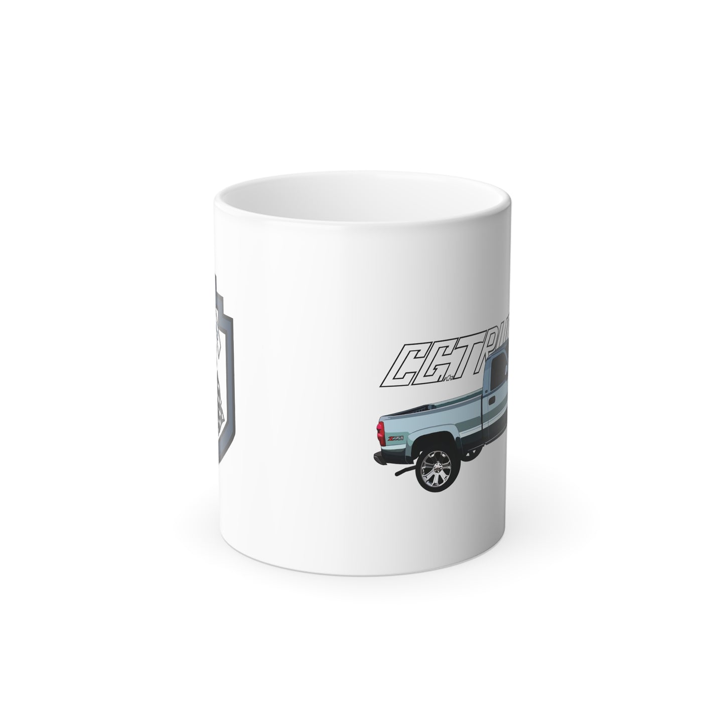 @Erick.z71 x CGTruckss 40k Badge Color Changing Mug, 11oz