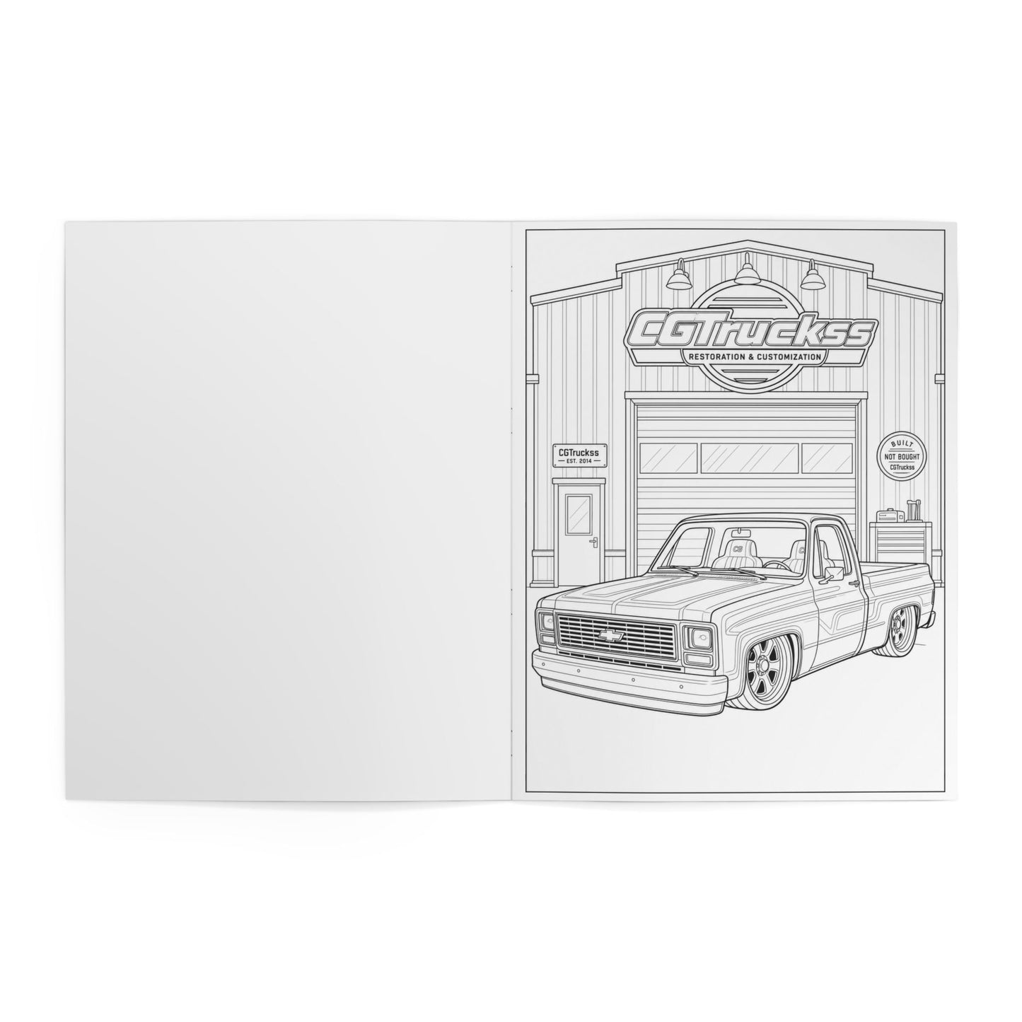 CGTruckss Square Body Coloring Book 1973 - 1987