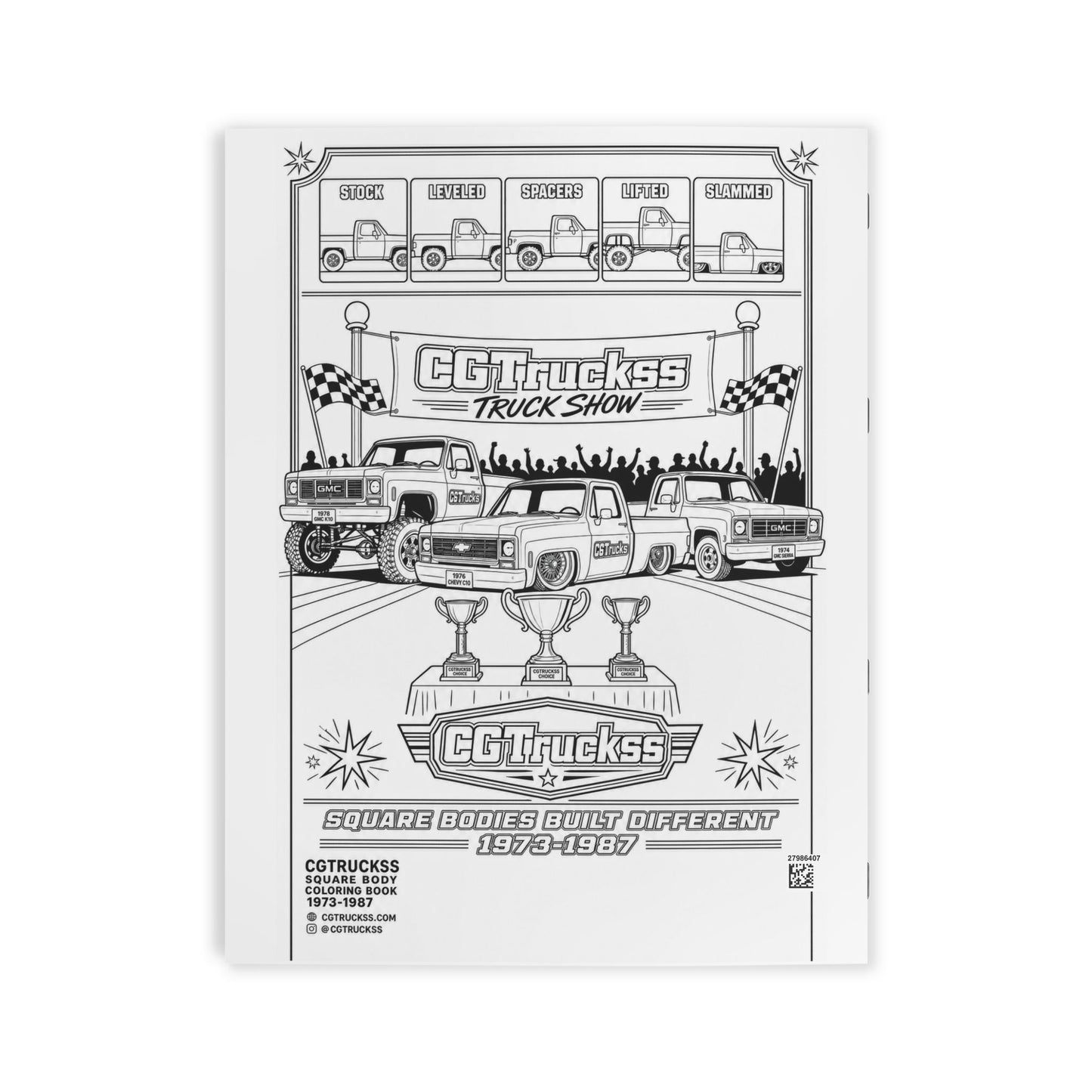 CGTruckss Square Body Coloring Book 1973 - 1987