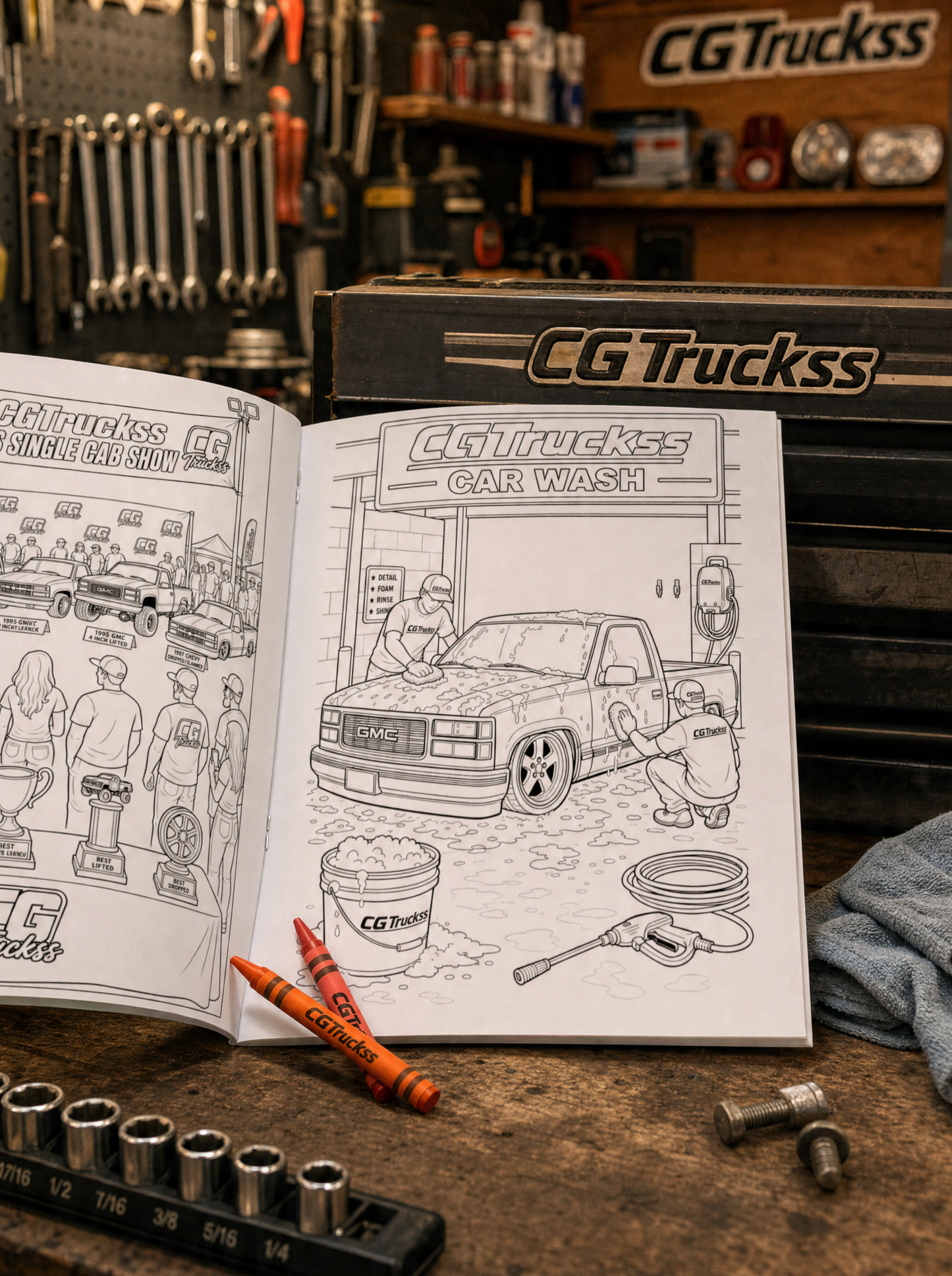 CGTruckss OBS Single Cab Coloring Book 1988–1998