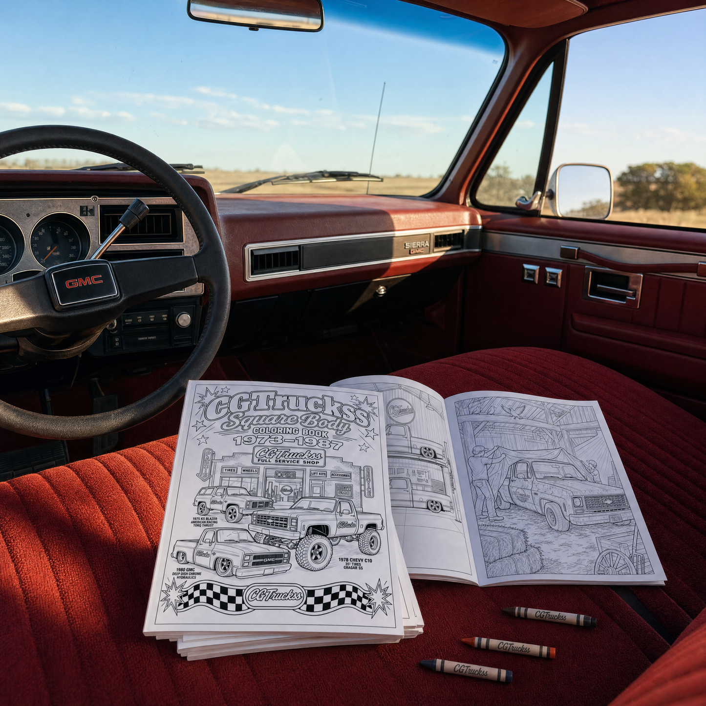 CGTruckss Square Body Coloring Book 1973 - 1987