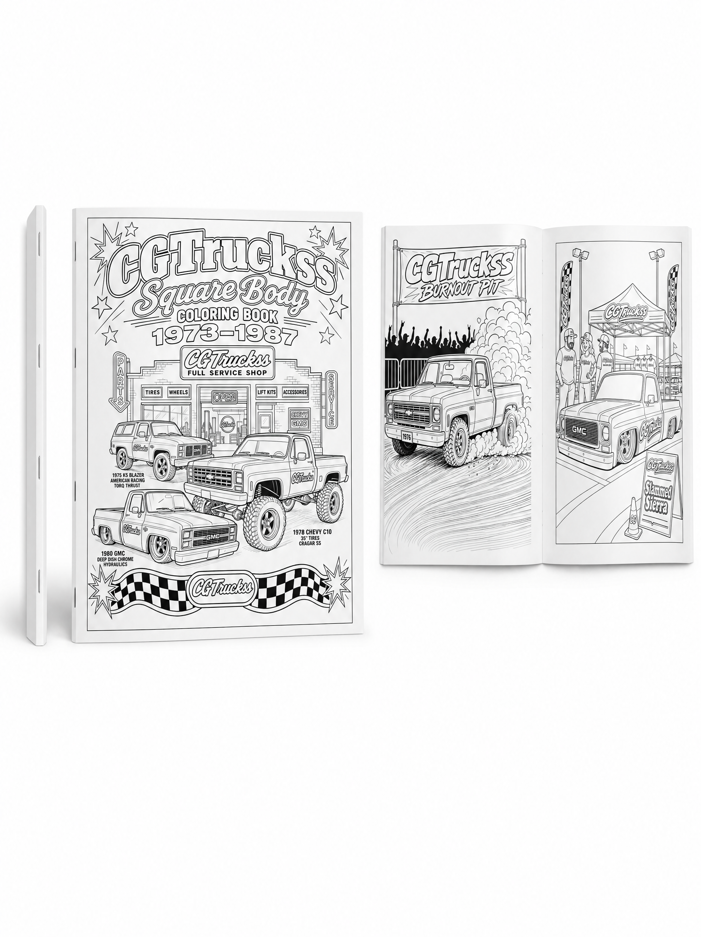 CGTruckss Square Body Coloring Book 1973 - 1987