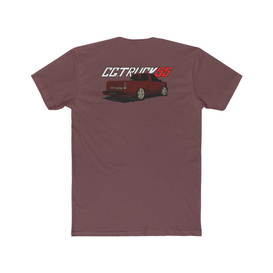 Red CGTruckss X @Ruby_obs  Men's Cotton Crew Tee