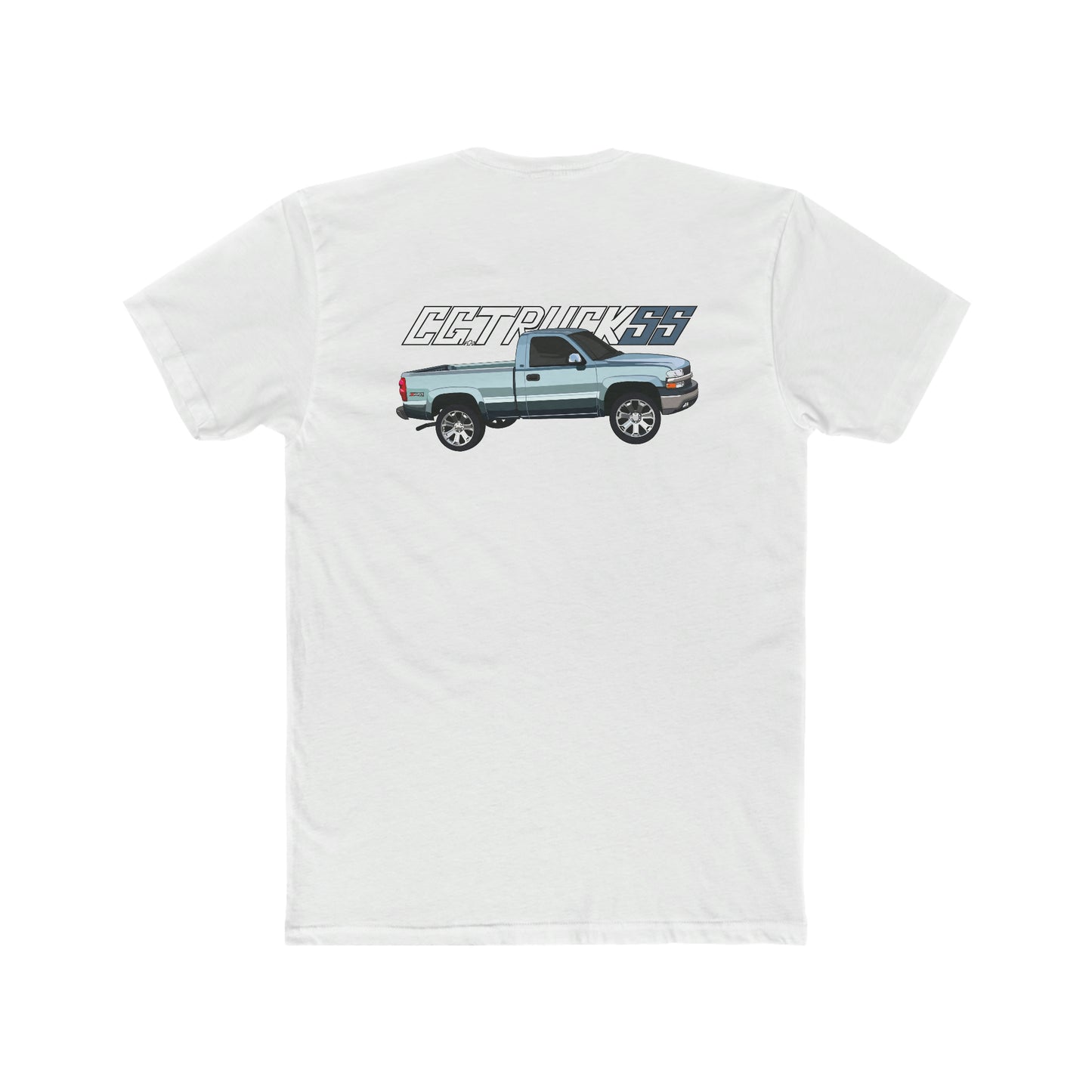 Blue CGTruckss X @Erick_z71 Men's Cotton Crew Tee