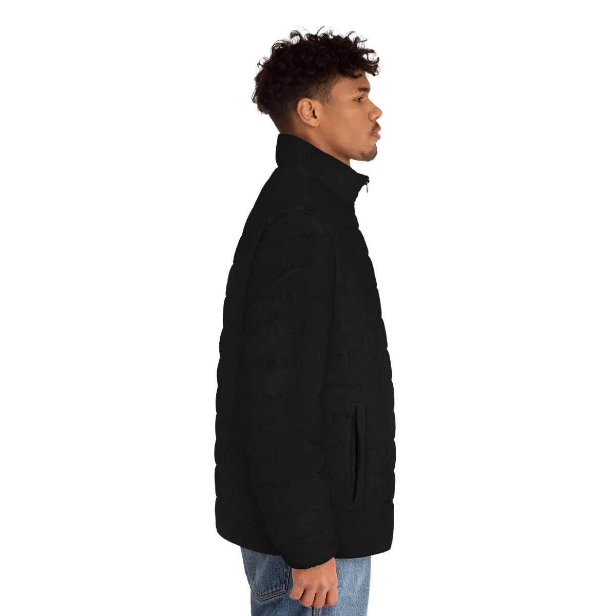 Blue CGtruckss Bogo Men's Puffer Jacket (Navy)