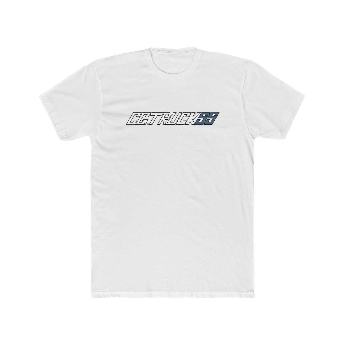 Blue CGTruckss Bogo Men's Cotton Crew Tee