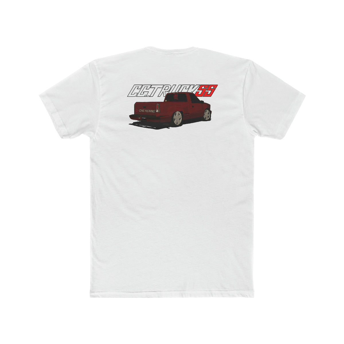 Red CGTruckss X @Ruby_obs  Men's Cotton Crew Tee