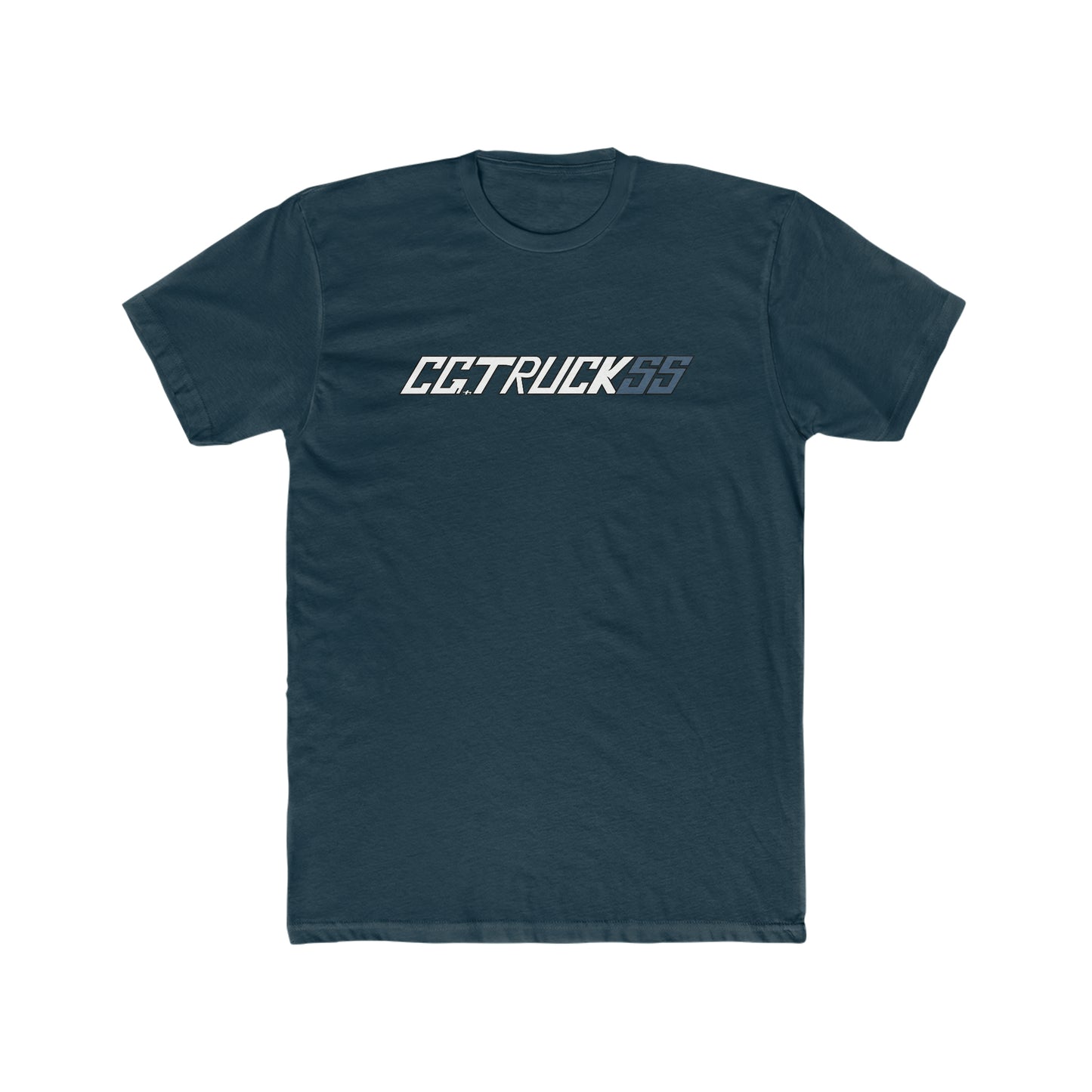 Blue CGTruckss Bogo Men's Cotton Crew Tee