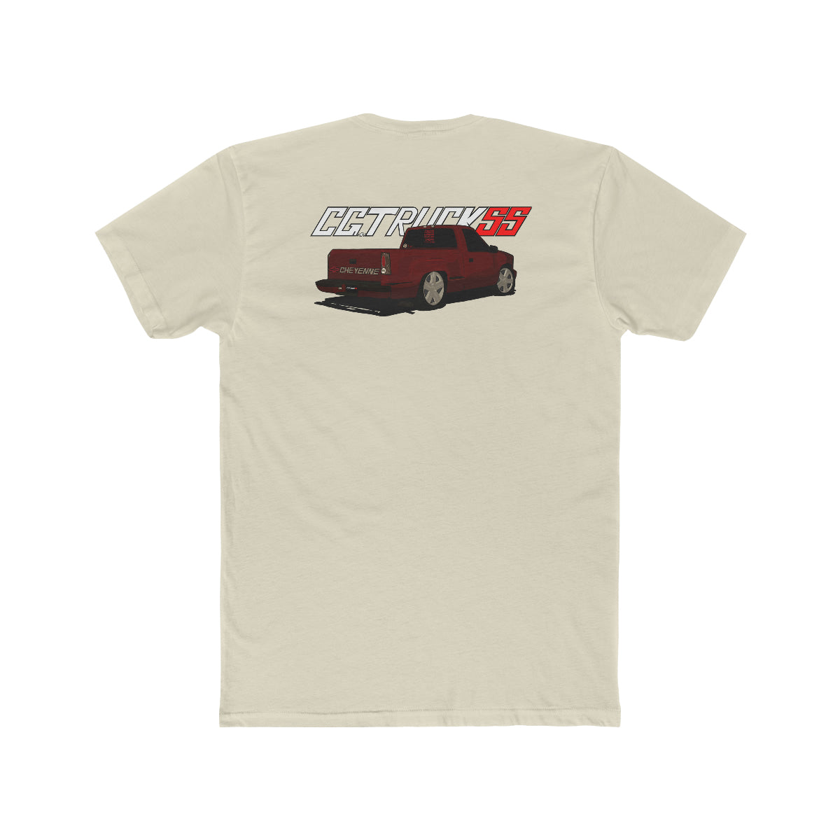 Red CGTruckss X @Ruby_obs  Men's Cotton Crew Tee