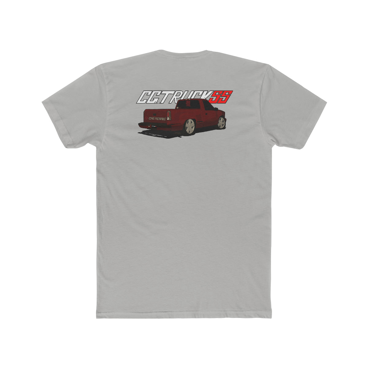 Red CGTruckss X @Ruby_obs  Men's Cotton Crew Tee