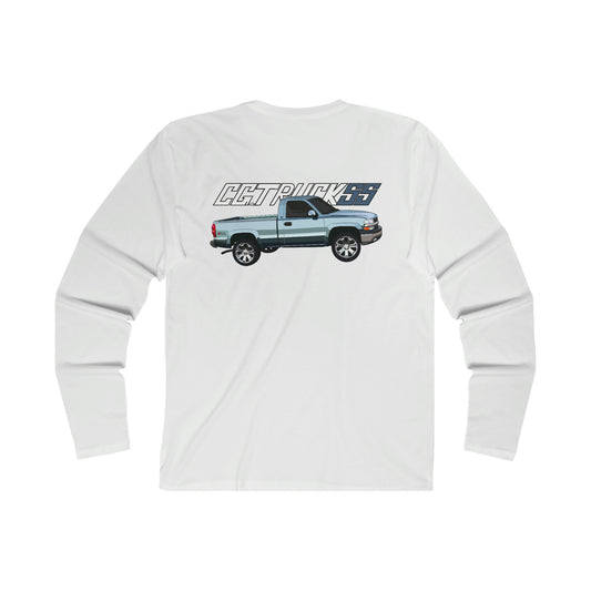 CGTruckss X @Erick_z71 Blue  Men's Long Sleeve Crew Tee